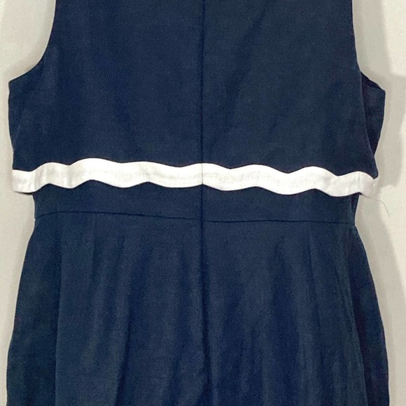 NEW J.Crew Going Places 100% Linen Dress Scalloped Layered Sheath Sleeveless 16 - Picture 13 of 15